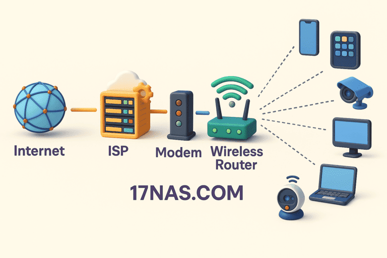 NAT网络地址转换工作原理示意图